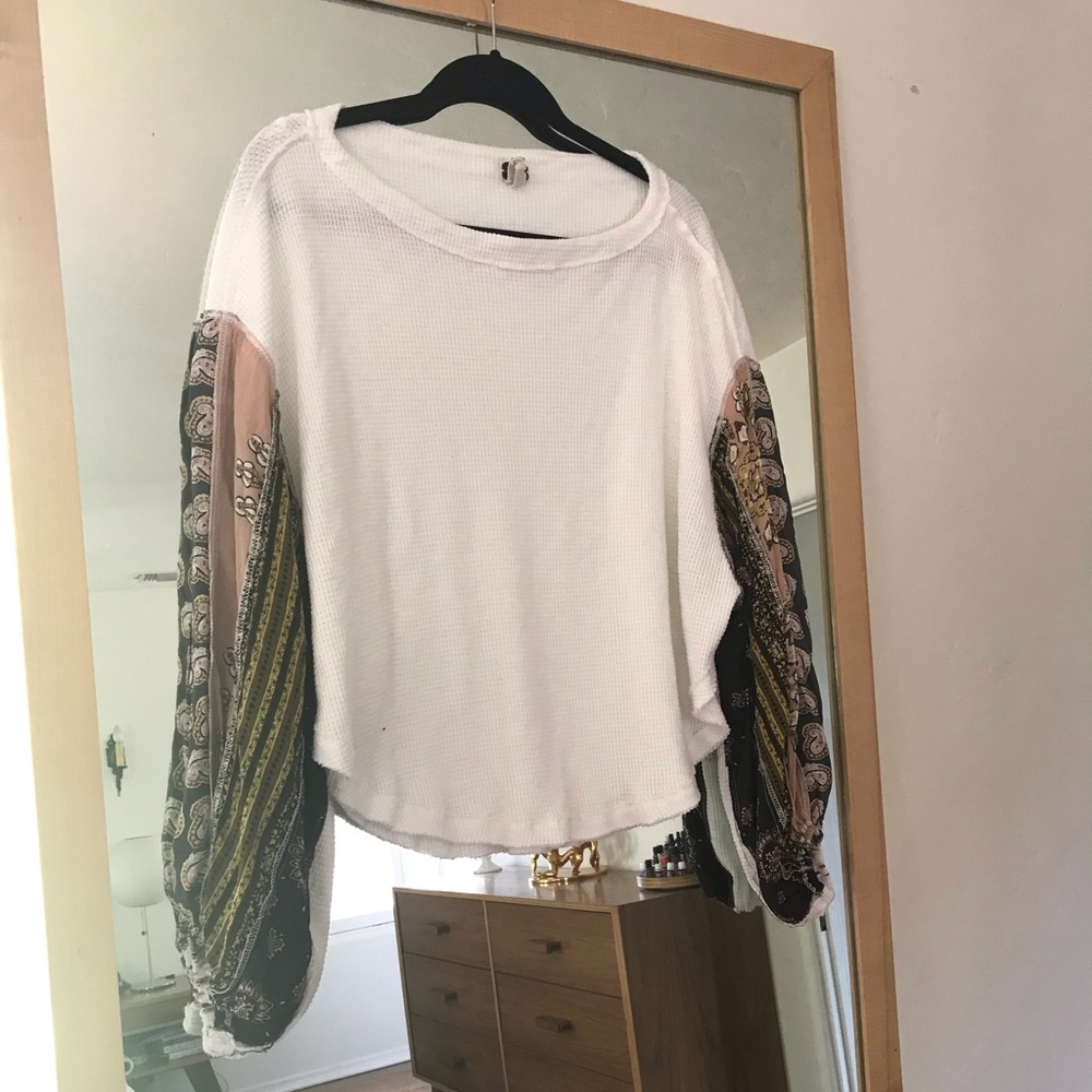 Free people thermal, loose fitting top